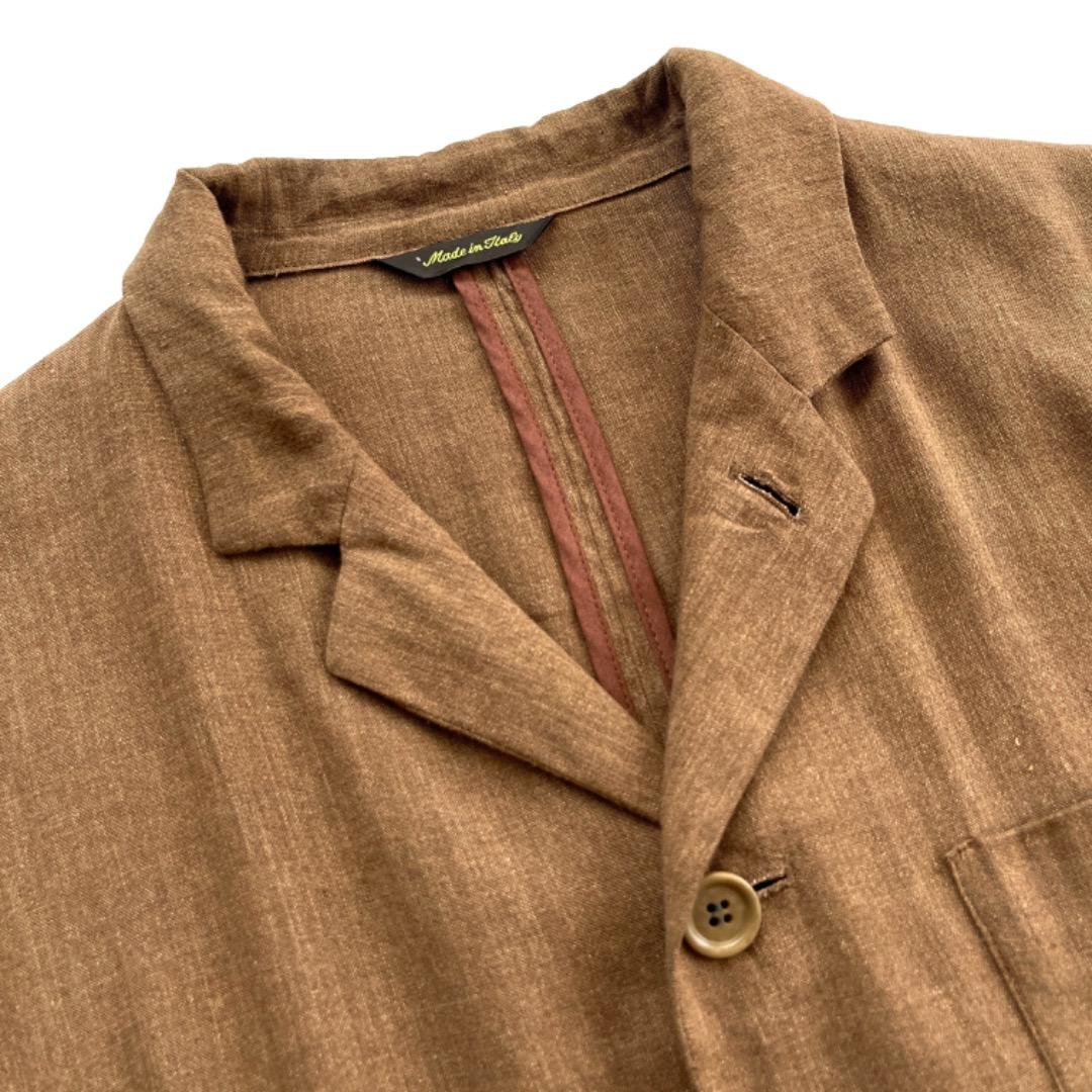 【Vintage】Romeo Gigli リネンジャケット 48 ロメオ・ジリ