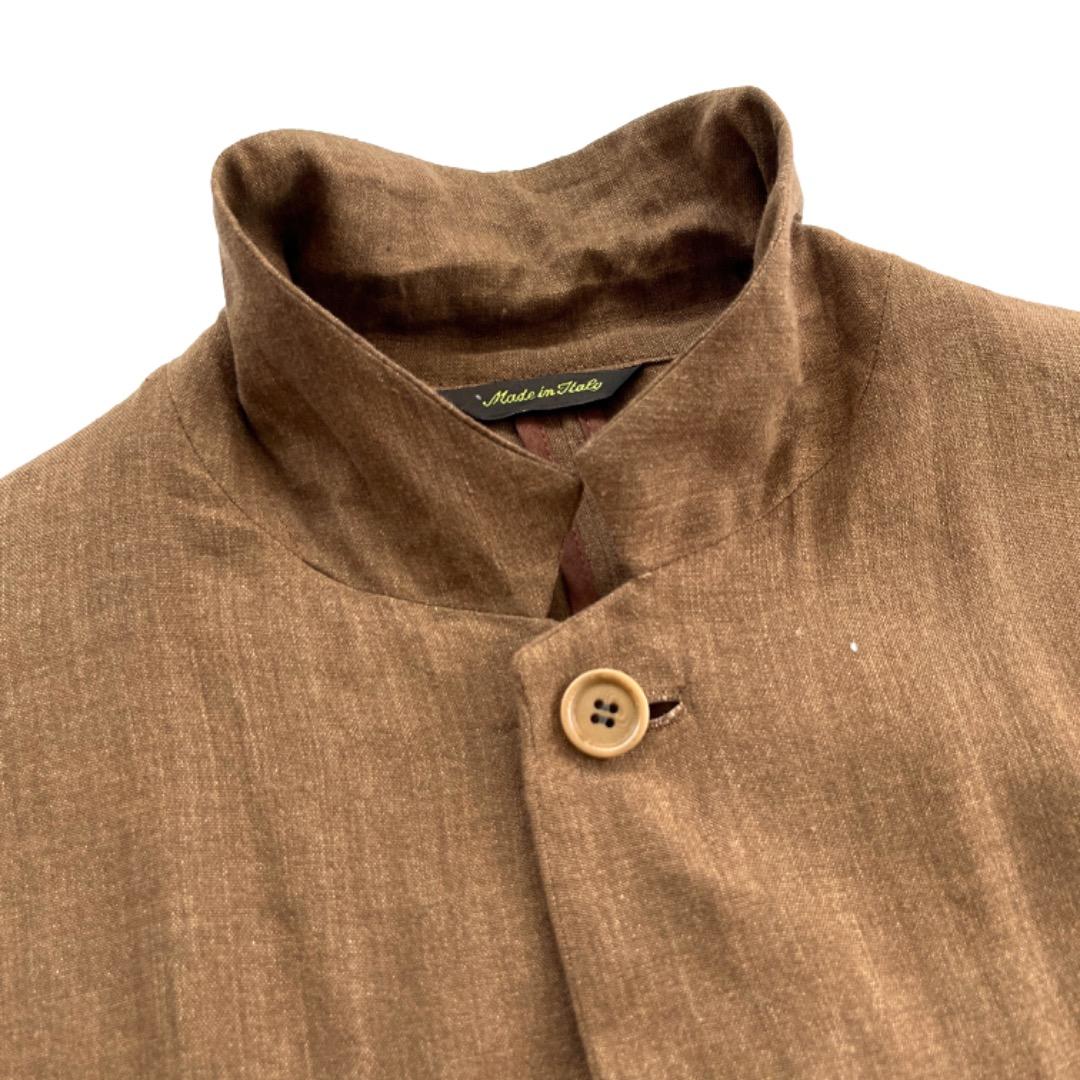 【Vintage】Romeo Gigli リネンジャケット 48 ロメオ・ジリ