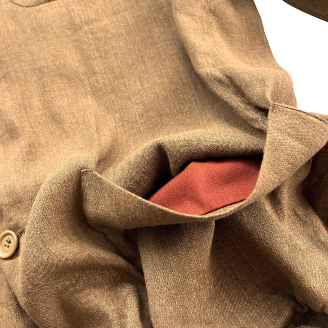 【Vintage】Romeo Gigli リネンジャケット 48 ロメオ・ジリ