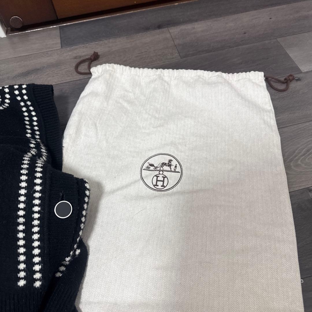 HERMES BRIDES de GALA ニットカーディガン　23ss
