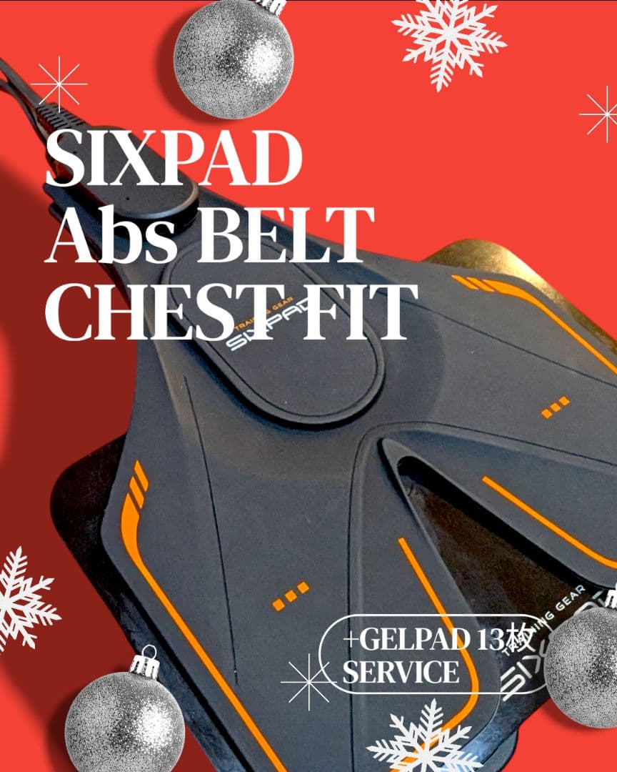エクササイズグッズ SIXPAD Abs Belt CHEST fit set