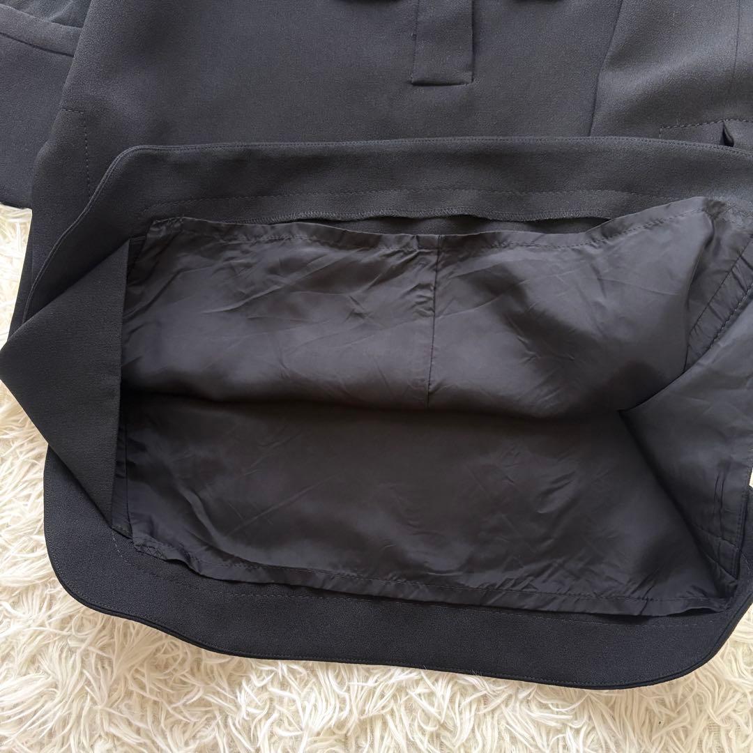 美品　背面ビッグカラー風　アドーア　タックデザイン　ワンピース　チュニック　38