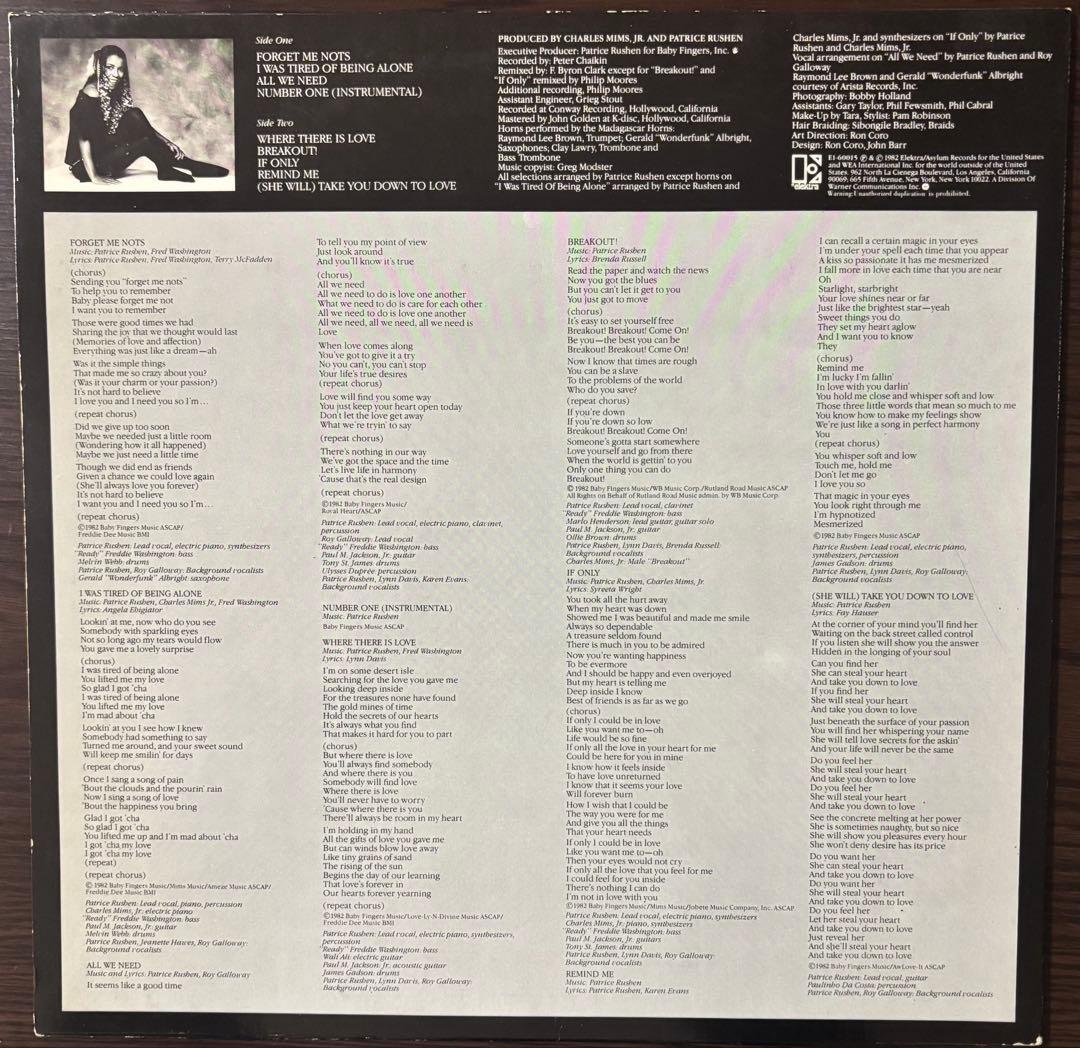 洋楽 Patrice Rushen - Straight from the Heart