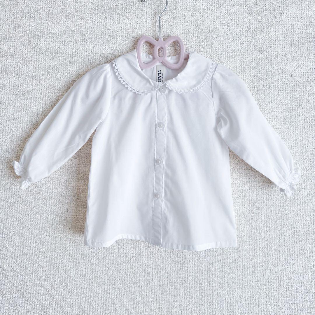 【美品】 familiar ファミリア フリル ジャンバースカート 90