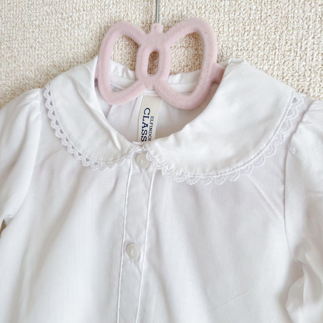【美品】 familiar ファミリア フリル ジャンバースカート 90