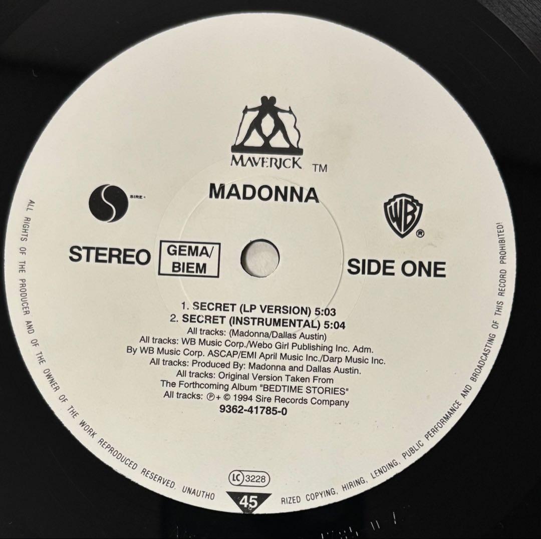 洋楽 Madonna Secret Dallas Austin