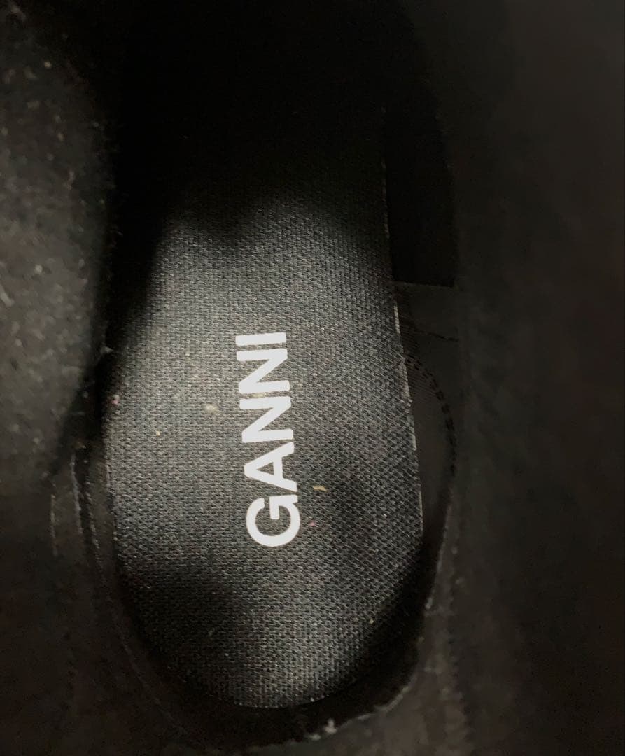 GANNI オリーブグリーン ショートブーツ　サイズ39