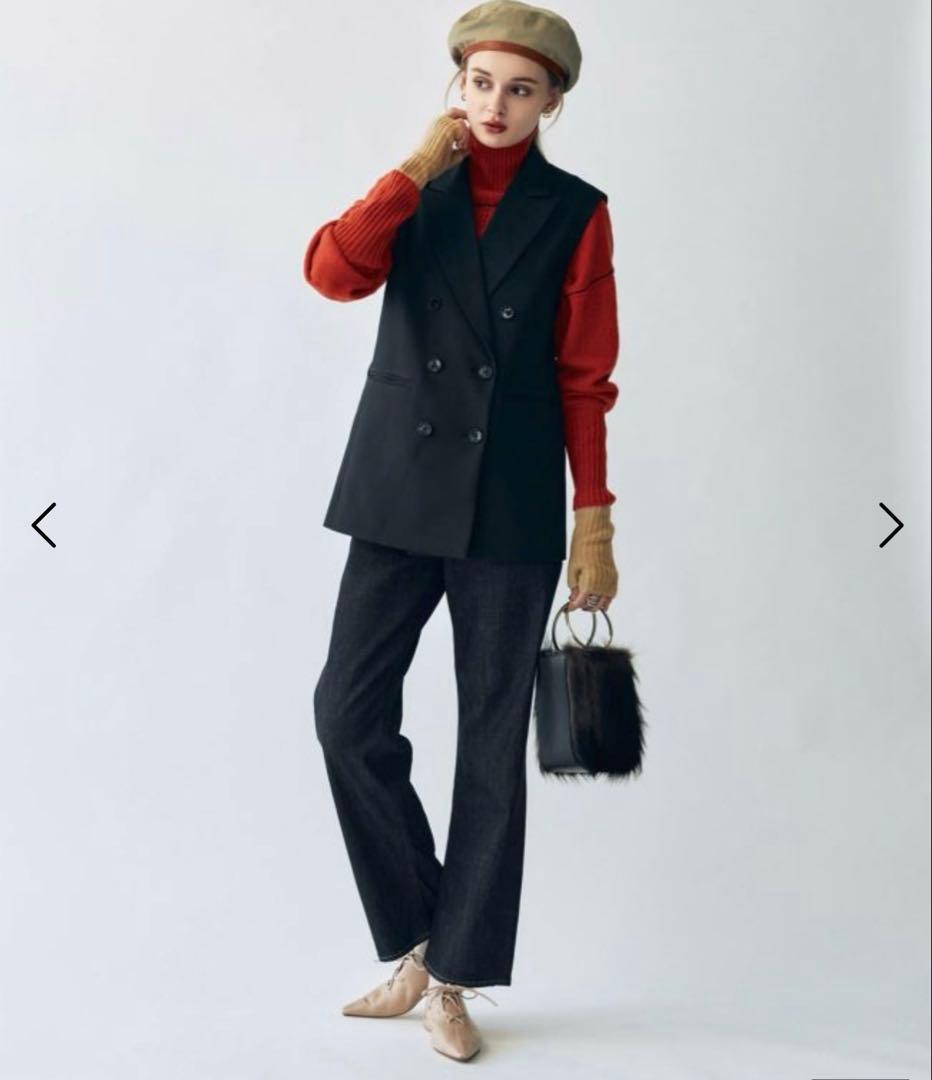 美品✨ヤヌーク ボーイズストレート LEAレア デニム ワンウォッシュ 23