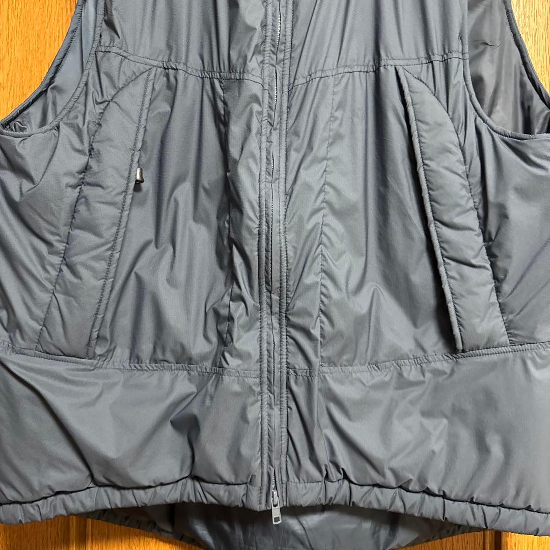 エヌハリウッド×Wild things キルティングベスト Lサイズ感　紺色