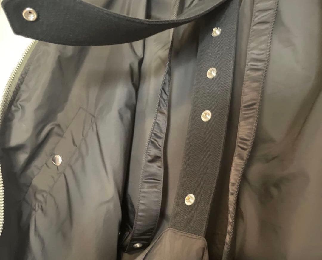 【最終】sacai MA-1 メンズ ブラック 黒 フライトジャケット アウター