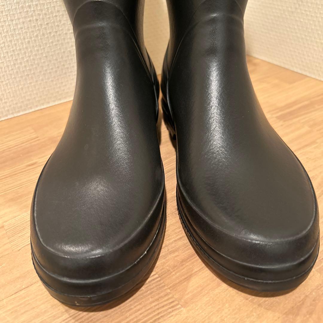 AIGLE ブラック 長靴 バックル付 36/23センチ