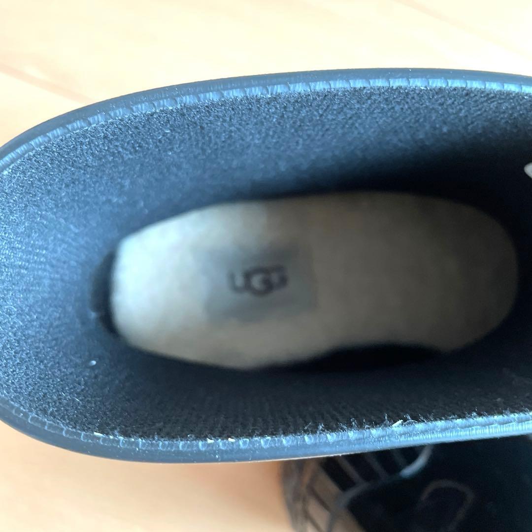 UGG ブラック 長靴・レインブーツ ショート丈　23㎝　1125731