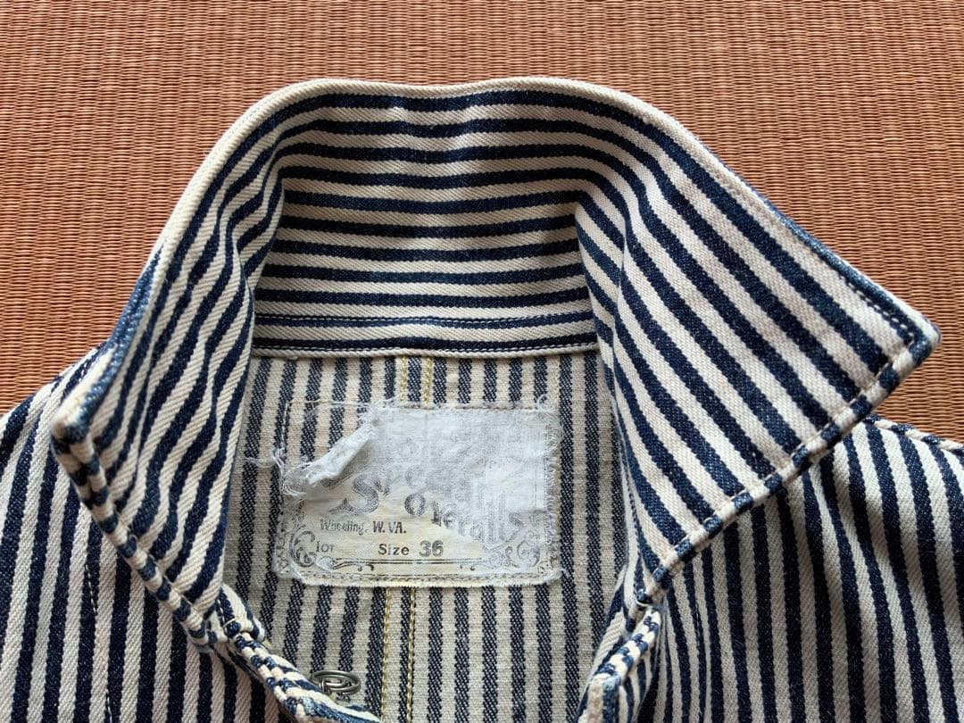 UNION SPECIAL OVERALLS ヒッコリーストライプ
