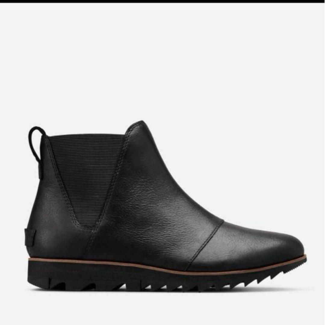 SOREL ハーローチェルシー 防水 レザーアンクルブーティー サイドゴアブーツ