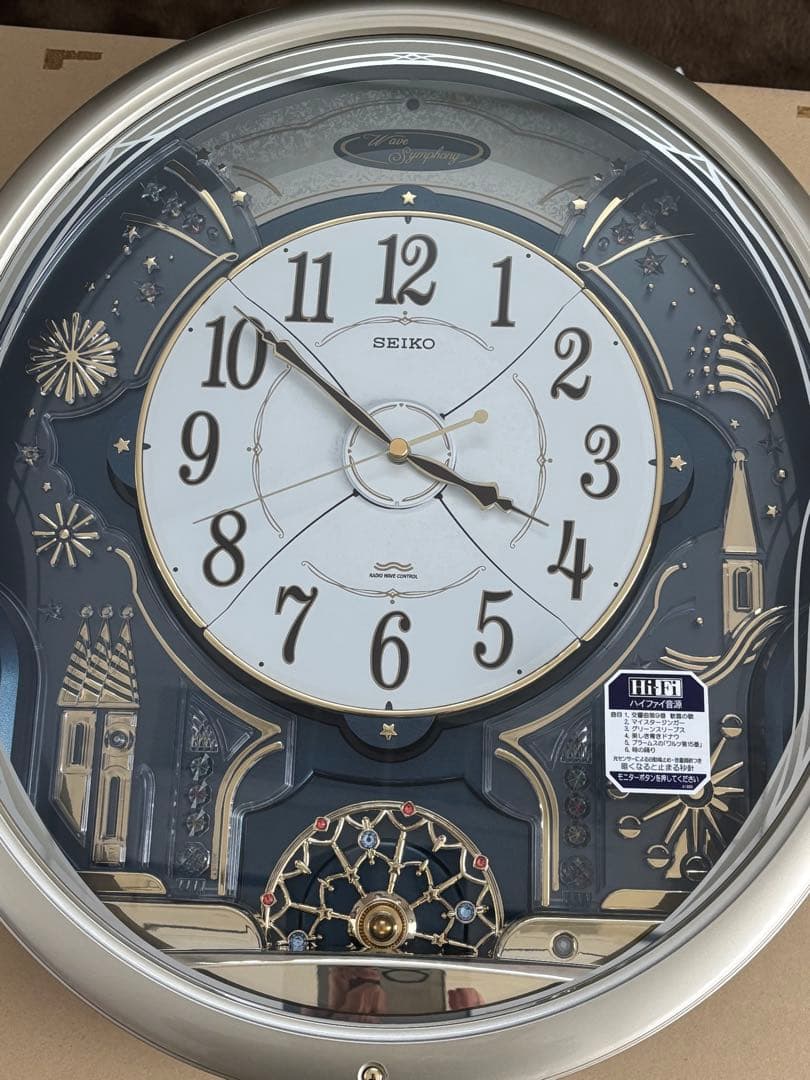 SEIKO 掛時計　からくり時計　音楽　新品　未使用品　時計　インテリア