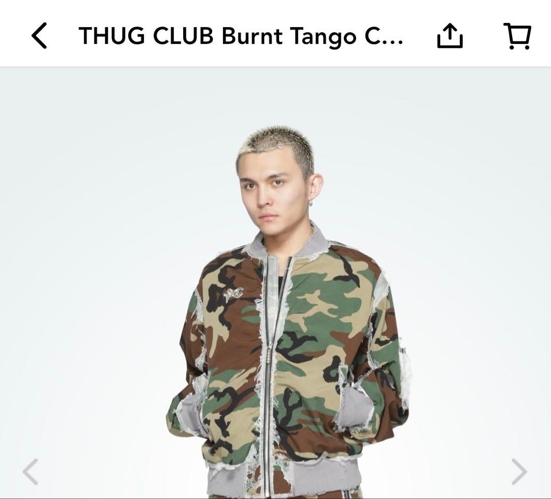 正規品THUG CLUB MA-1 ジャケット　サグクラブ