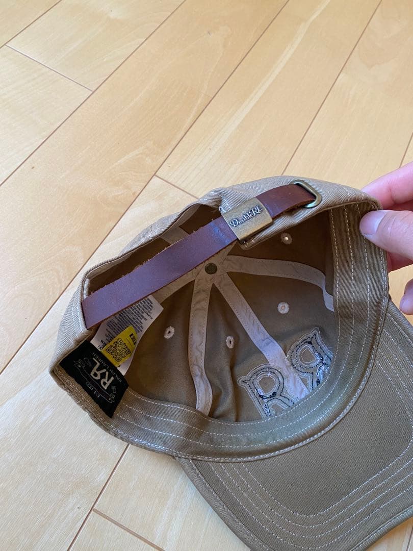 Ralph Lauren RRL ロゴワッペン付き コットンキャップ
