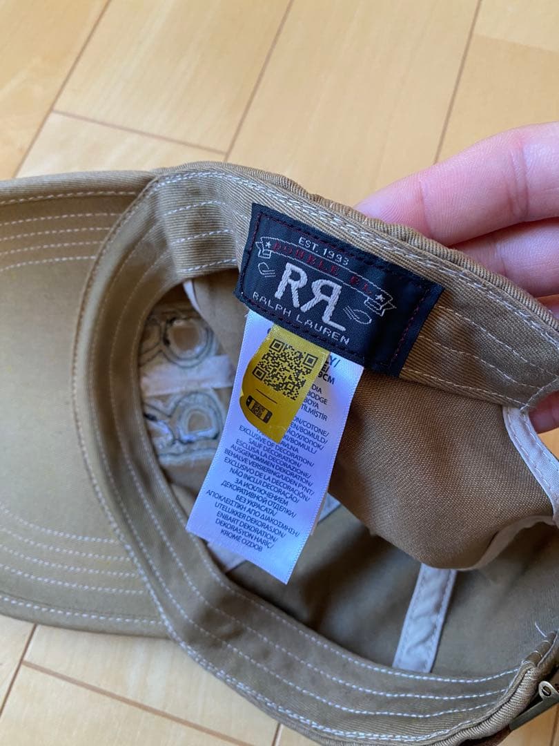 Ralph Lauren RRL ロゴワッペン付き コットンキャップ