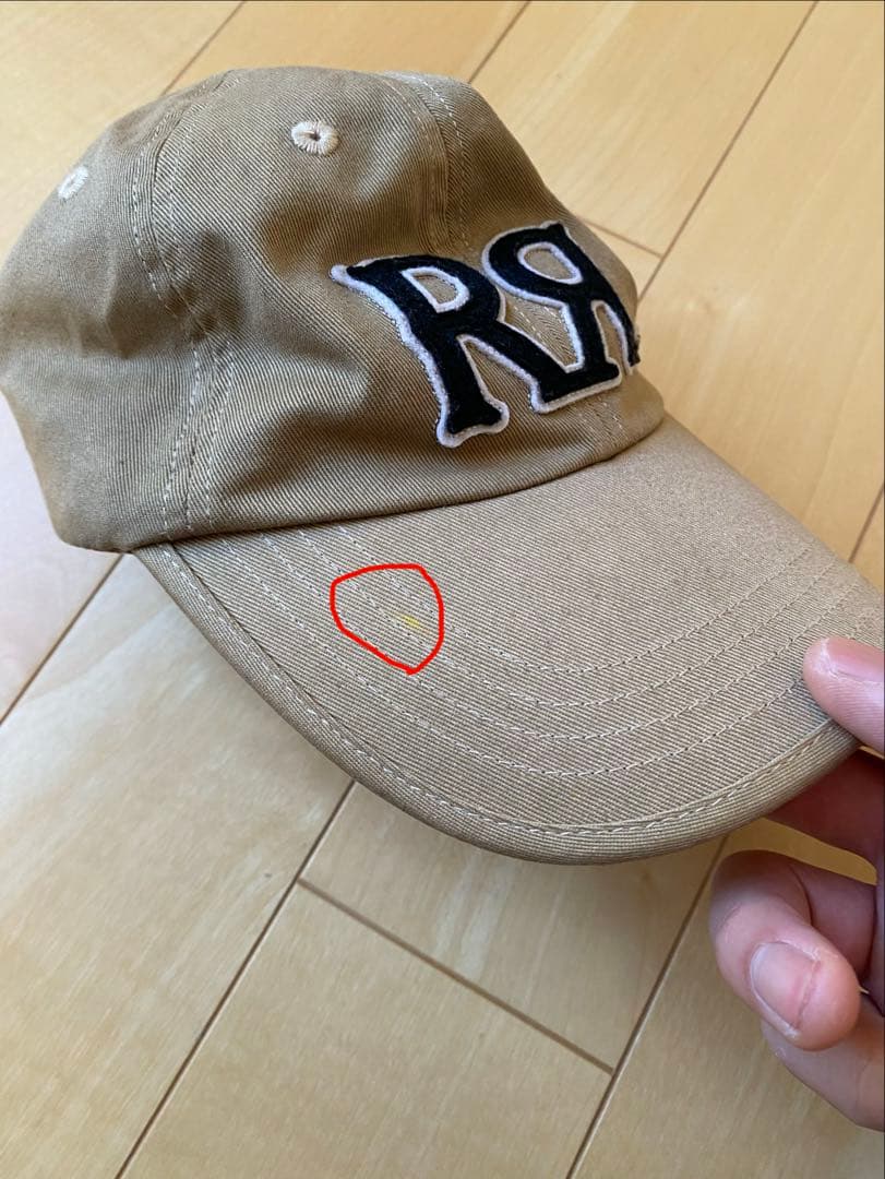 Ralph Lauren RRL ロゴワッペン付き コットンキャップ
