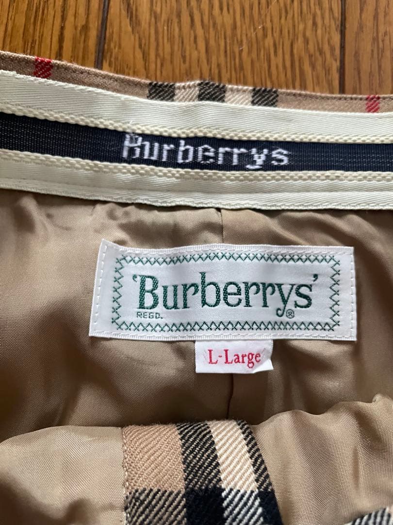 Burberrys' チェック柄 キュロット Lサイズ
