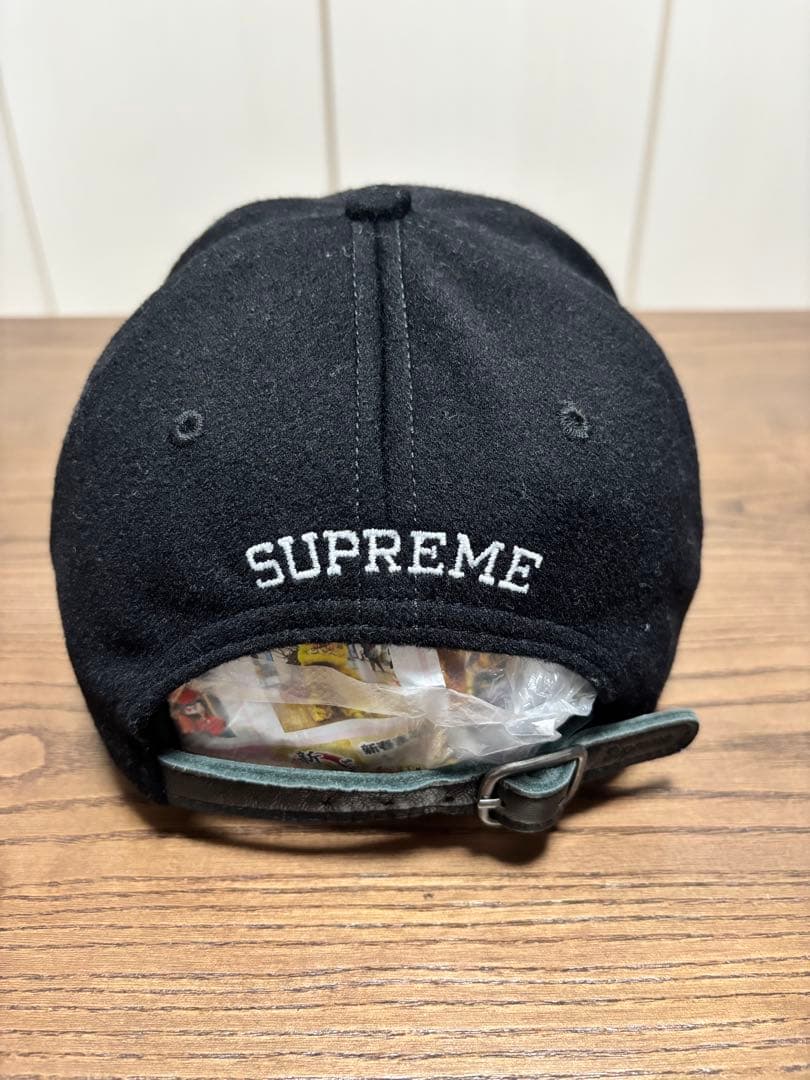 帽子 Supreme S Logo Loropiana wool cap Black
