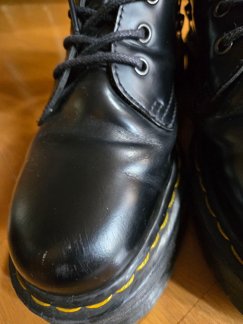 Dr. Martens 8ホールブーツ 厚底 ブラック