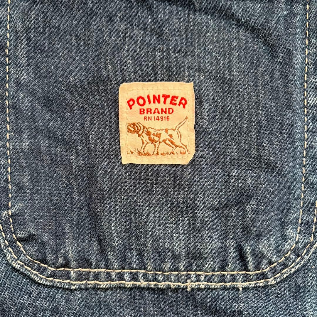POINTER ポインター USA製　デニムカバーオール 38