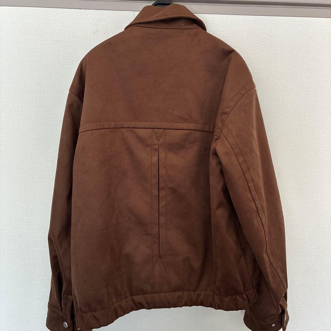 WYM LIDNM FAUX SUEDE ZIP BLOUSON Mサイズ