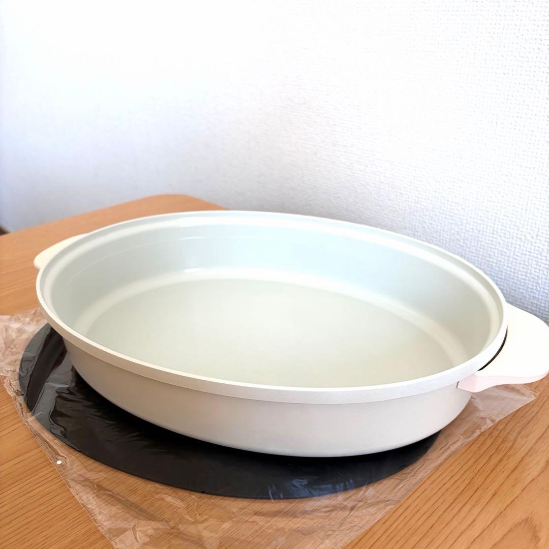 【美品】BRUNO オーバルホットプレート ブラック プレート3種で調理色々◎
