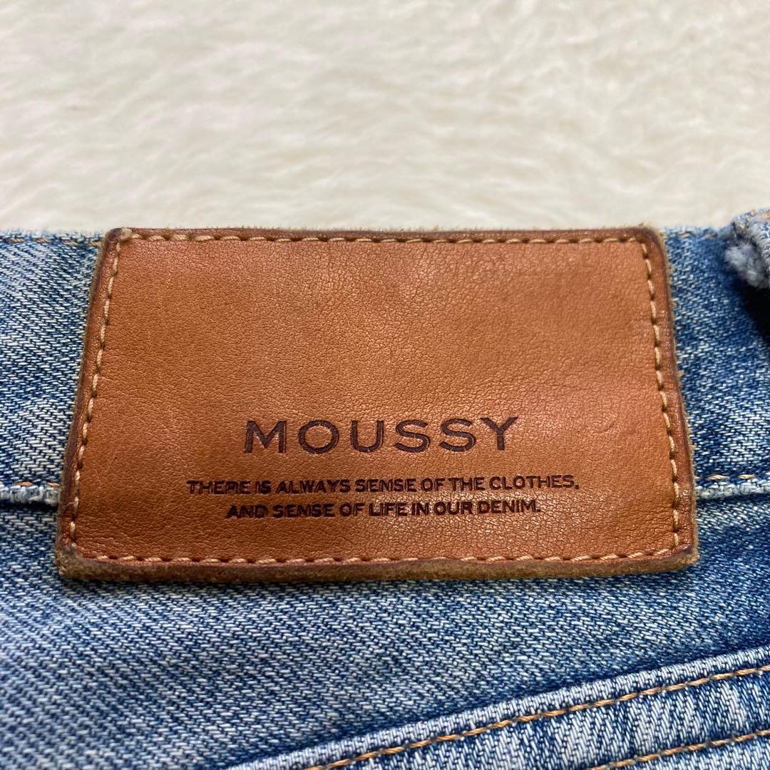 ✨️美品✨️マウジー moussy　M　紺　フレアデニム　MVS　ブーツカット