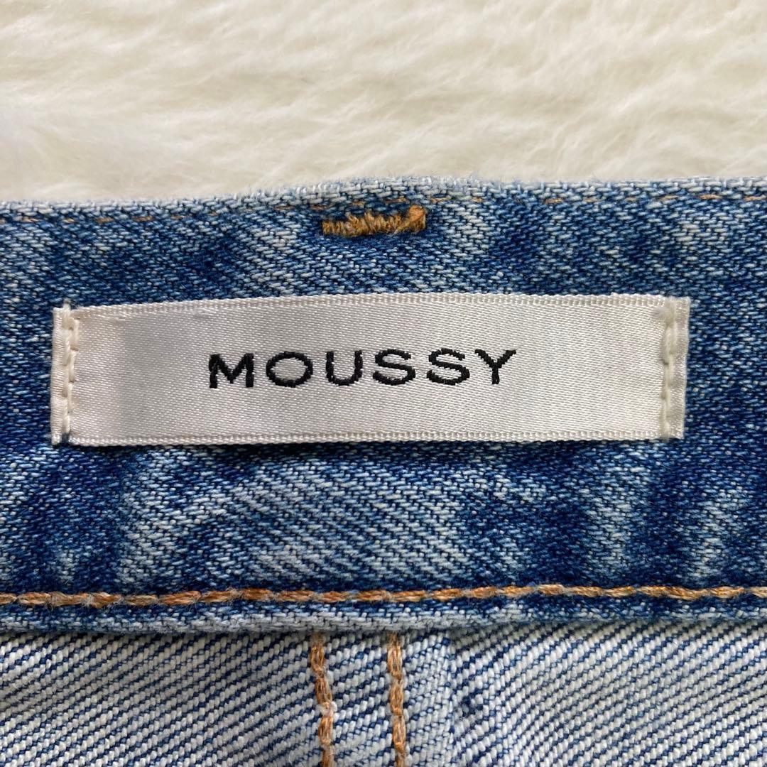 ✨️美品✨️マウジー moussy　M　紺　フレアデニム　MVS　ブーツカット