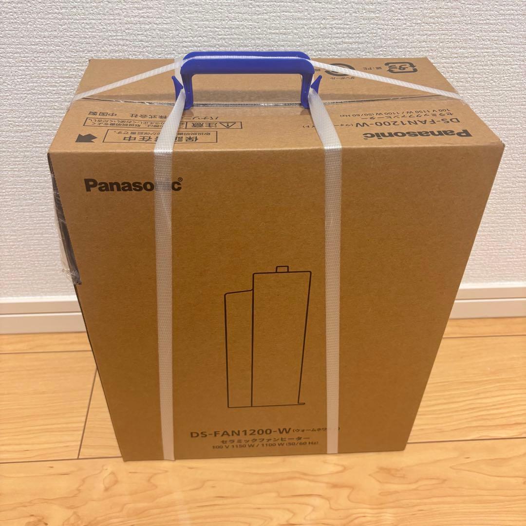 Panasonic セラミックファンヒーター　DS-FAN1200-W