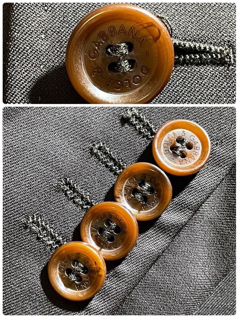 ✨️極美品✨️DOLCE&GABBANA スーツ 上下セット Lサイズ 裏地刺繍