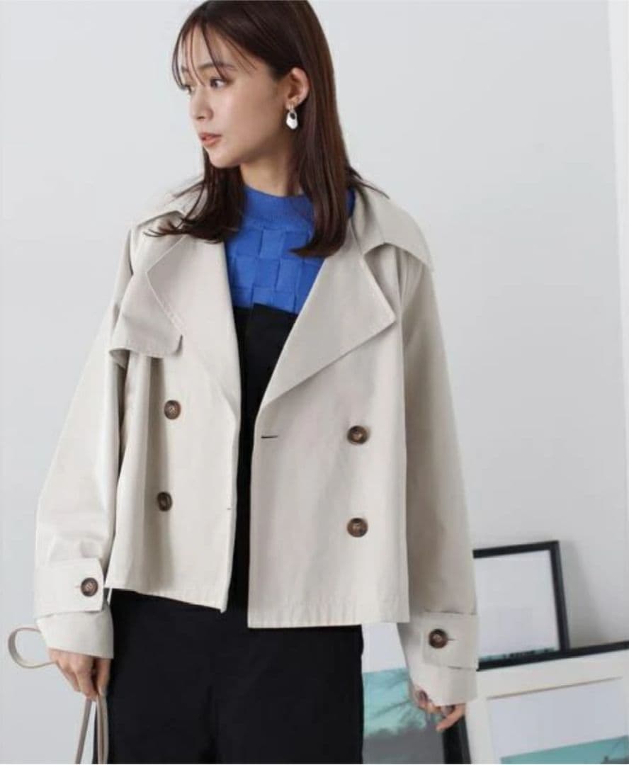 N. Natural Beauty Basic　ショートトレンチコート