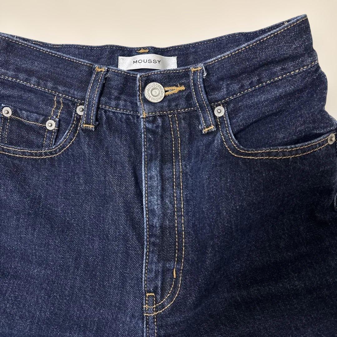 パンツ MOUSSY HW 90S STRAIGHT 24