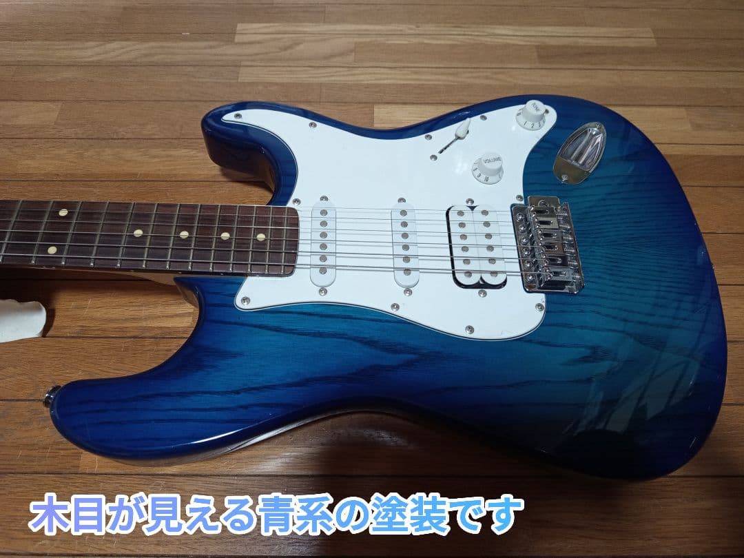 SPEAR エレキギター ストラトキャスター 青系 スピアー