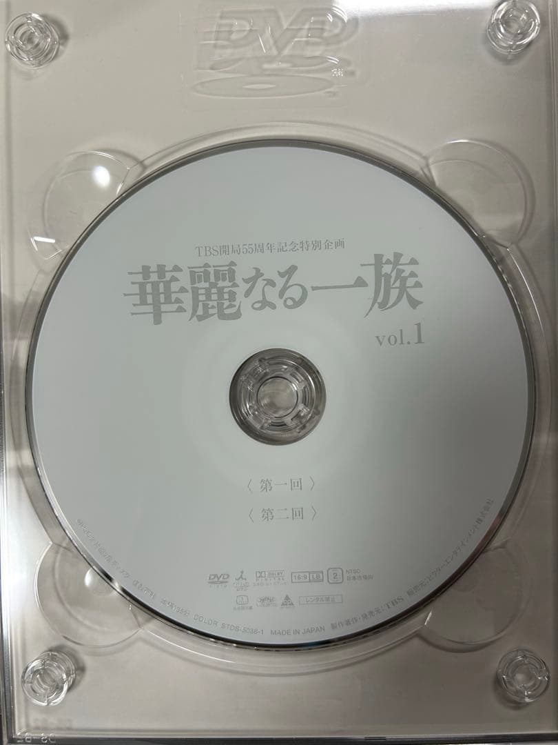 DVD-BOX 華麗なる一族 6枚組 TBS開局55周年記念 木村拓哉 山崎豊子
