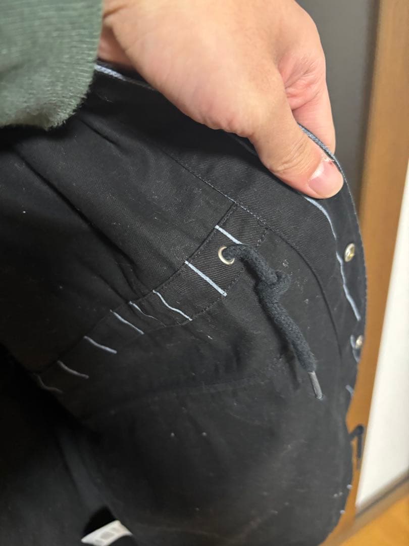 ジャケット・アウター Supreme Pinstripe Twill Parka 13fw black
