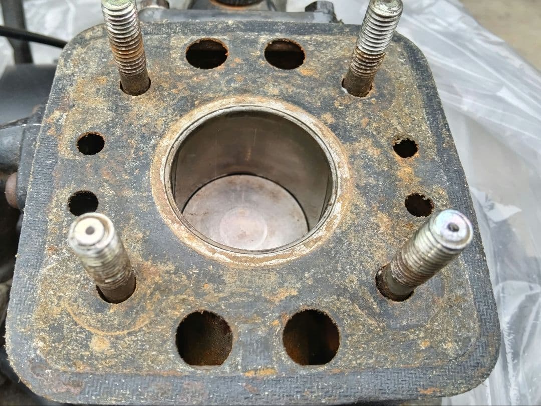 RZ50エンジン