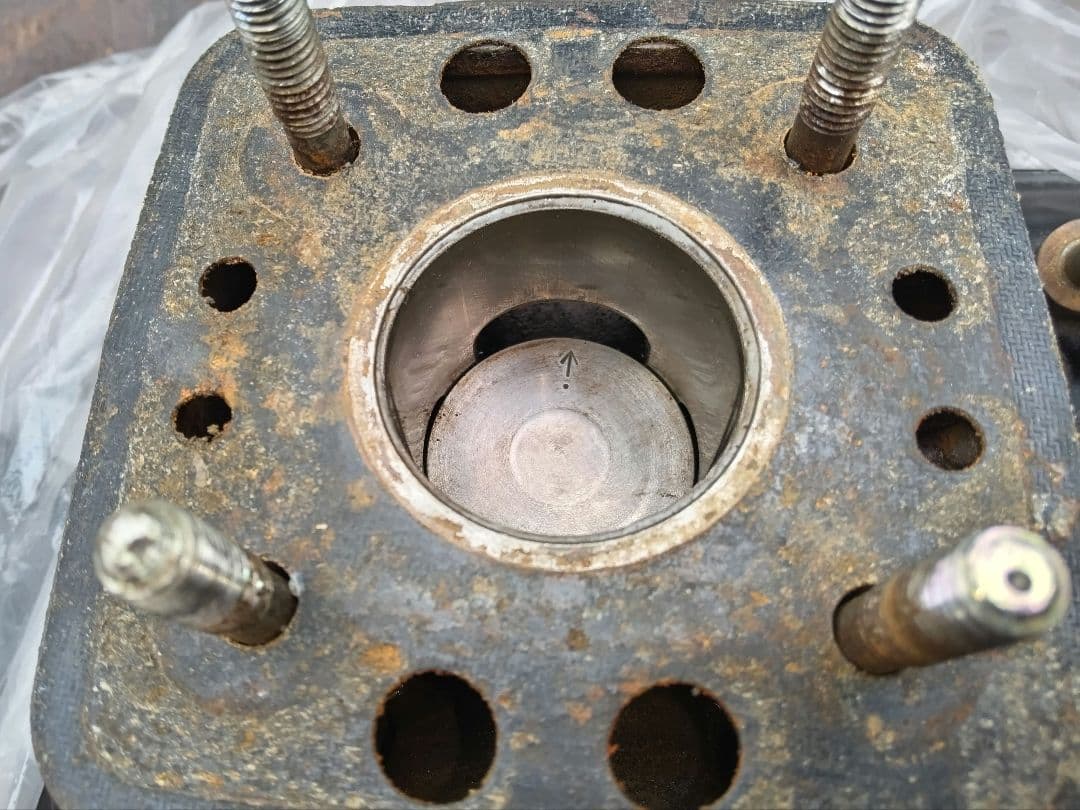 RZ50エンジン