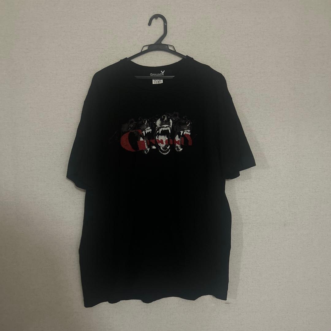 Ground Y ブラック 半袖Tシャツ