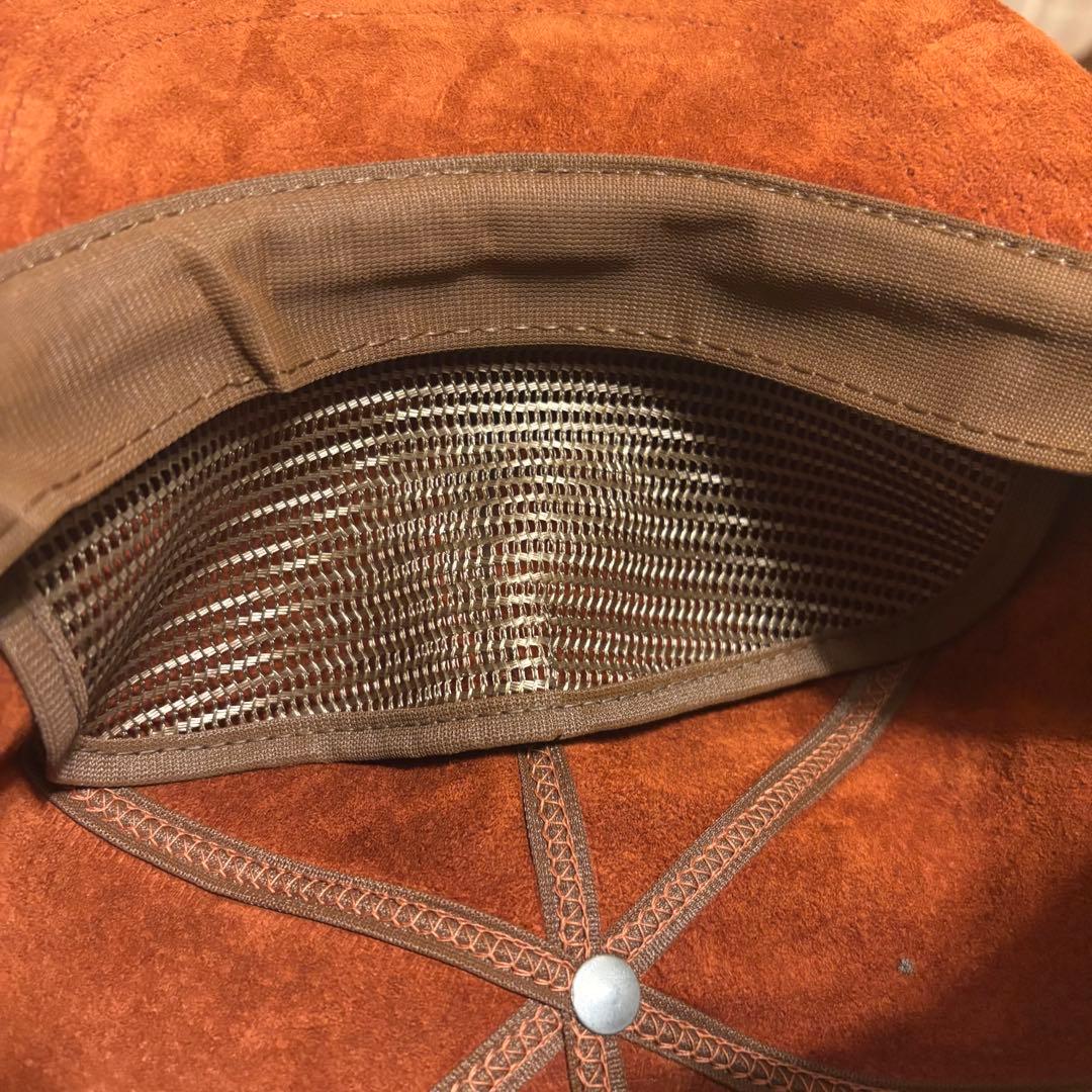 80s LL BEAN suede cap Msize USA製 エルエルビーン