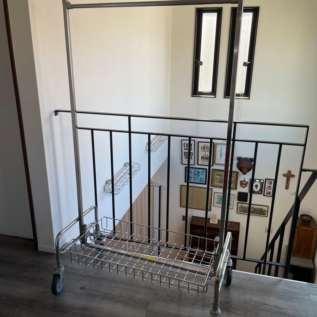 ハンガーラック・ポールハンガー PFS 36\" GARMENT RACK Basket Shelf
