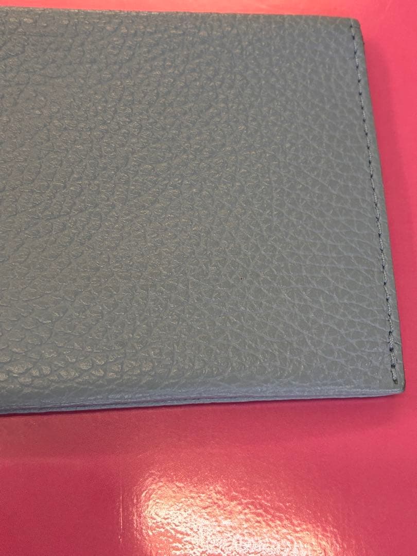 chi.wata small wallet シボ革