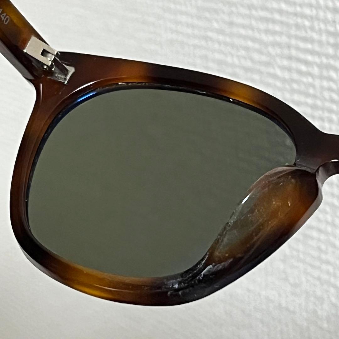 レア SAINT LAURENT ブラウン サンローラン サングラス べっ甲柄
