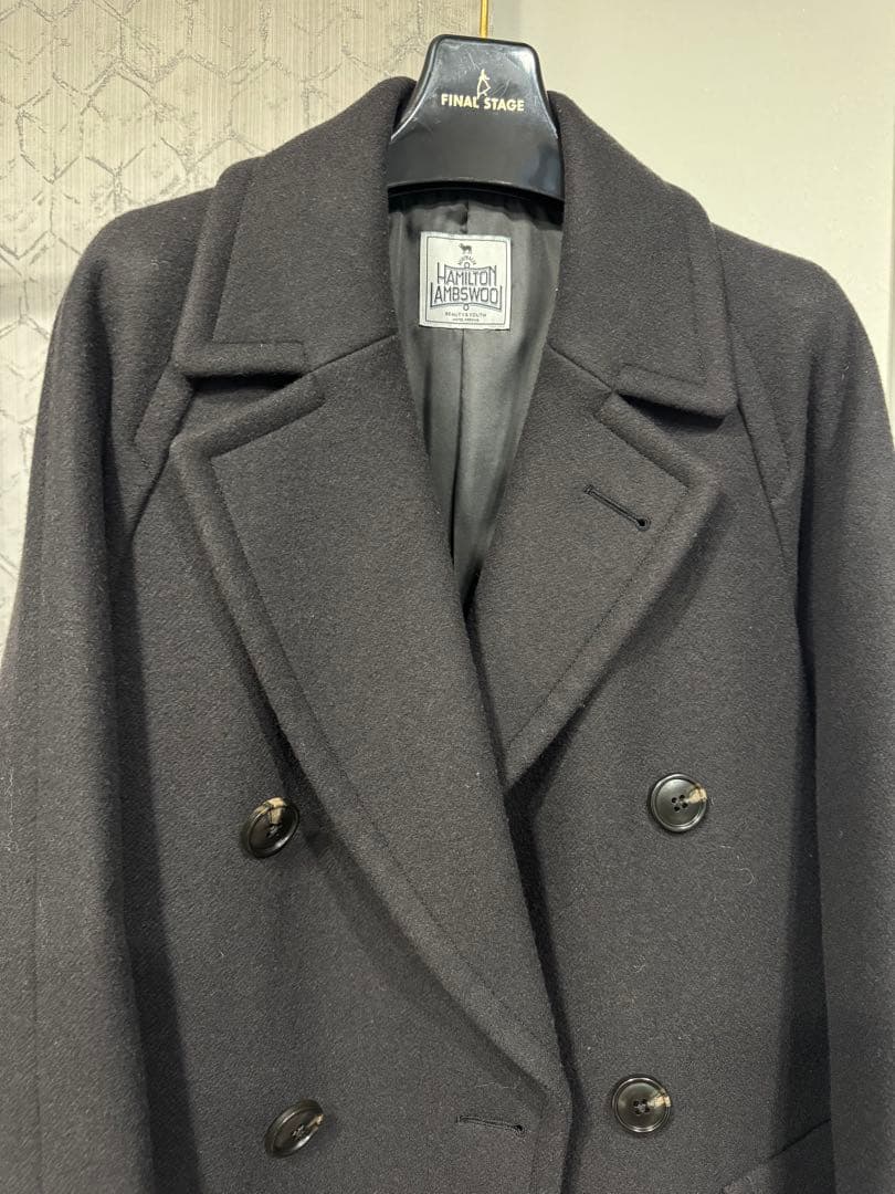 BEAUTY&YOUTH UNITED ARROWS/ブラックロングコート/美品