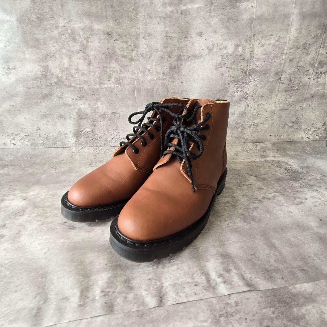 希少色 美品 MHL×SOLOVAIR 牛革 レザー 6ホール size5