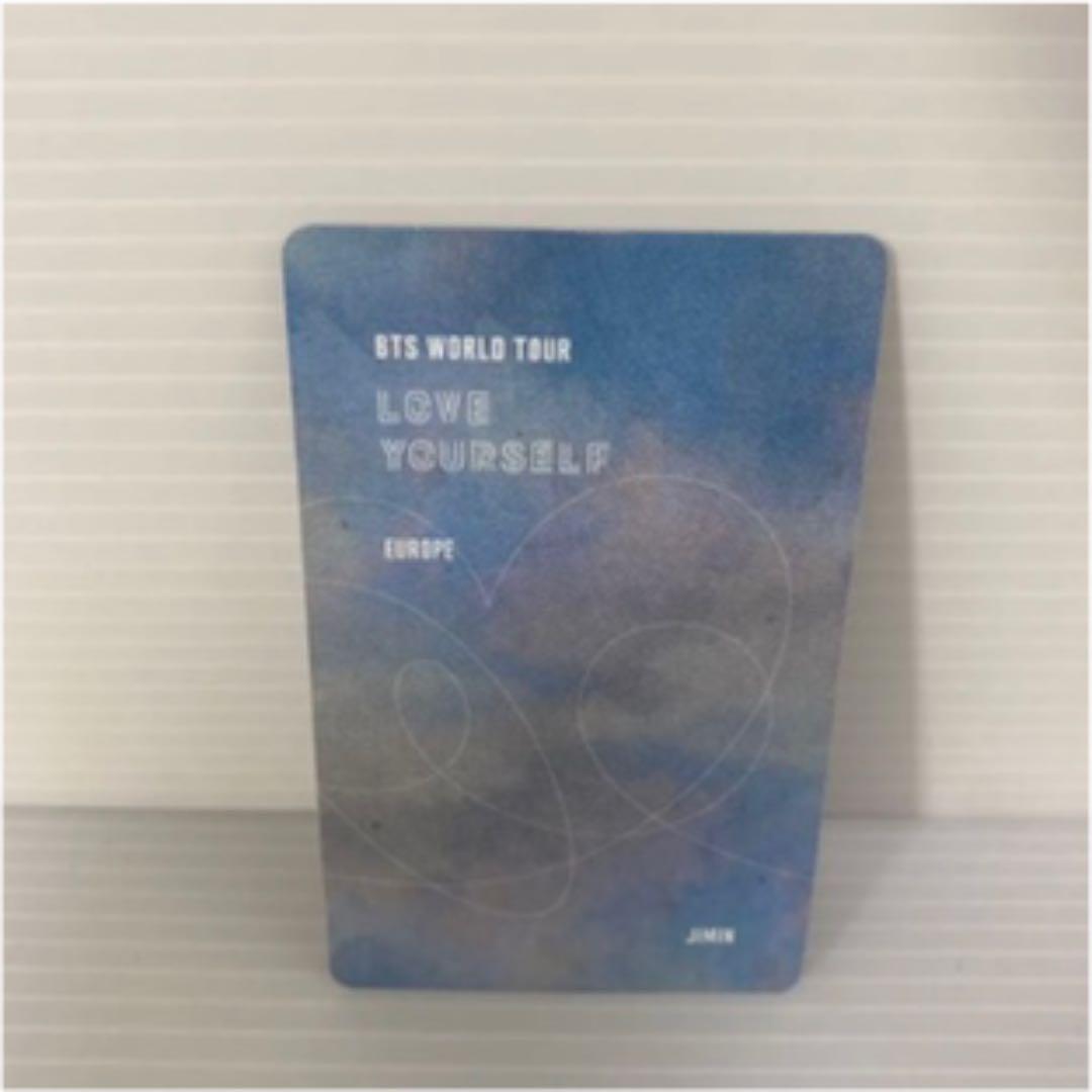 ジミン トレカ　BTS LOVE YOURSELF DVD EUROPE