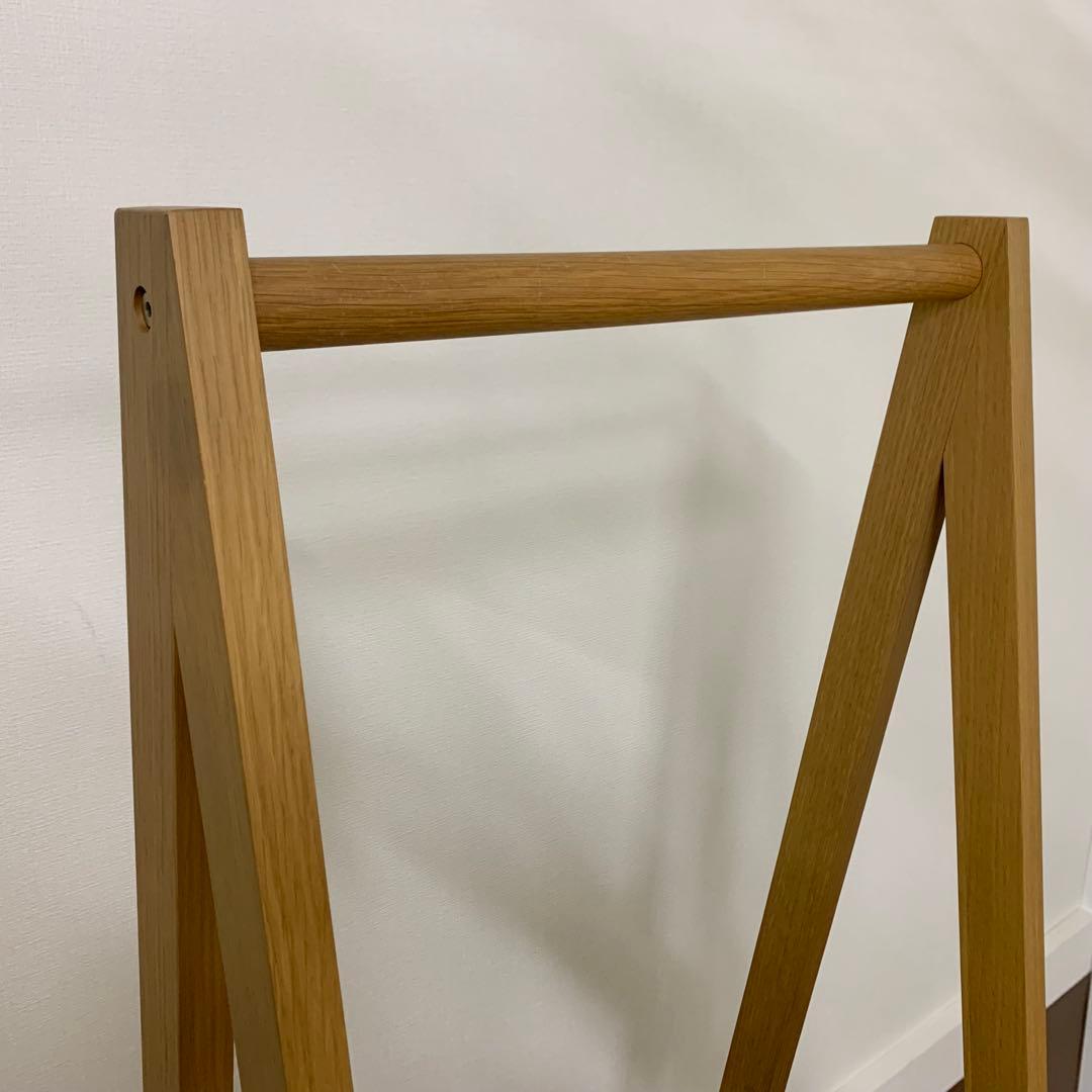 MUJI 無印良品 木製コートハンガー オーク材 ハンガーラック