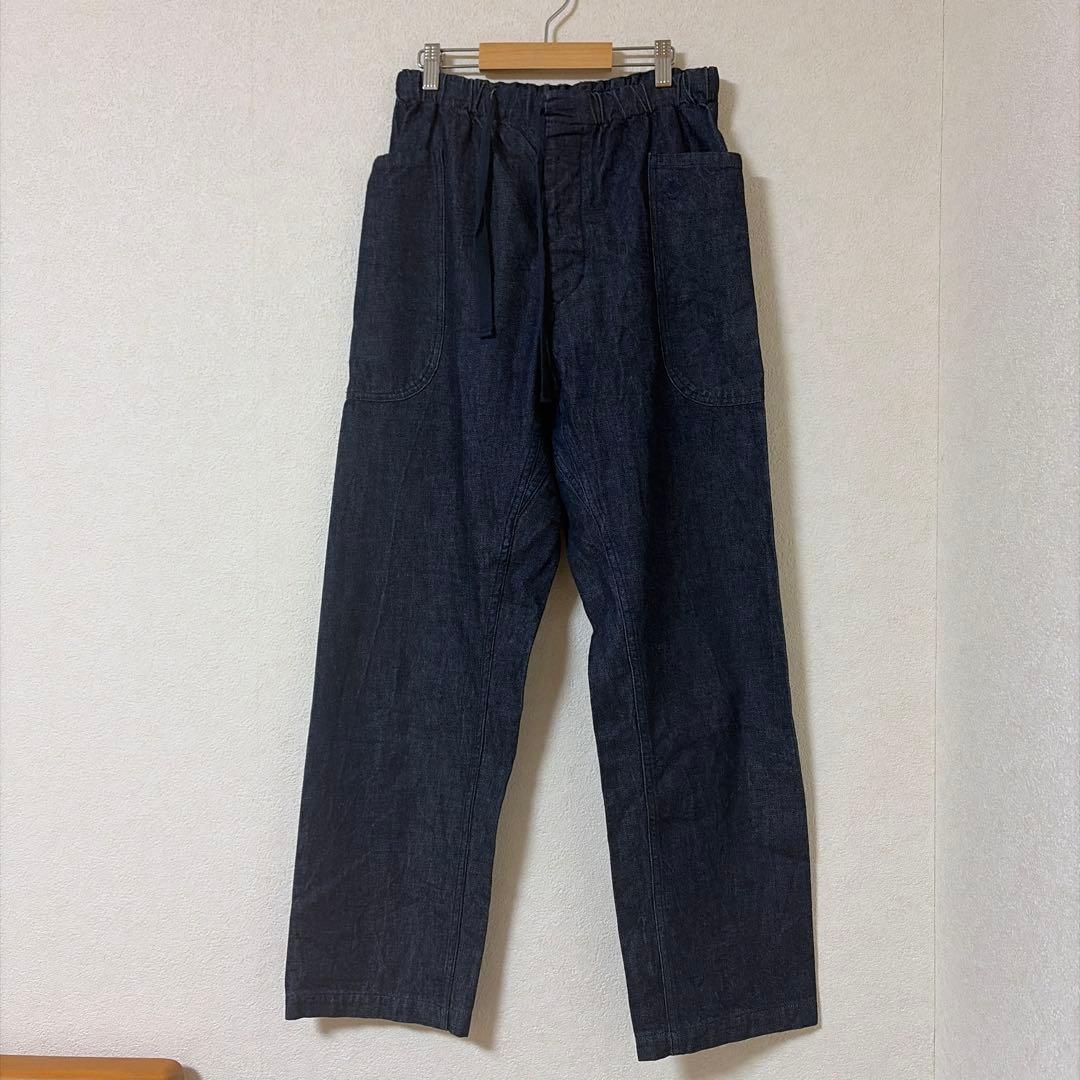 美品 ORCIVALオーシバルデニム イージーパンツ